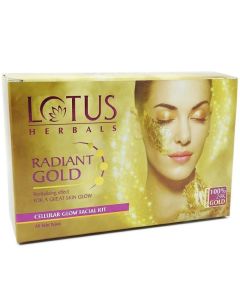 Lotus Herbals Radiant Gold Cellular Glow Facial Kit