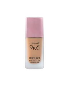 Lakme 9 To 5 Primer + Matte Perfect Cover Foundation N200 Neutral Nude