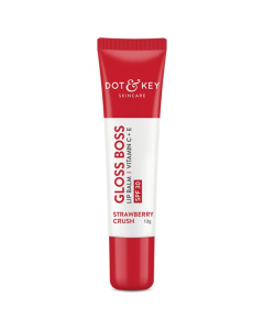 Dot & Key Gloss Boss Strawberry Red Lip Balm