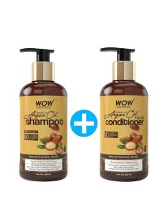 Wow Skin Science Moroccan Argan Oil Shampoo & Hair Conditioner