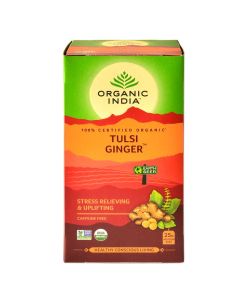 Organic India Tulsi Ginger 25 Tea Bags