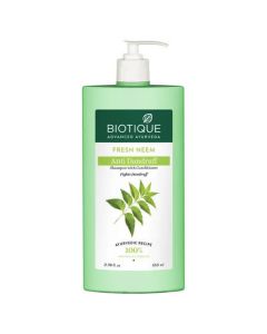 Biotique Fresh Neem Anti-Dandruff Shampoo With Conditioner