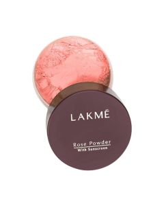 Lakme Rose Face Powder With Sunscreen - Warm Pink