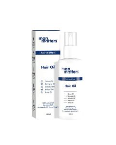 Man Matters Hair Oil for Men With Bhringraj, Onion, Amla, Shikakai & Brahmi Oil.