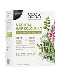 Sesa Natural Black Hair Colour Kit