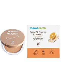 Mamaearth Glow Oil Control Compact With SPF 30 (Nude Glow)