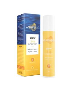 Aqualogica Glow + Dewy Sunscreen With Papaya & Vitamin C SPF 50+ PA++