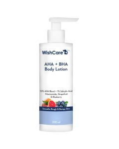 WishCare 10% AHA + 1% BHA Body Lotion for Smooths Rough & Bumpy Skin