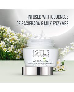 Lotus Herbals Whiteglow Skin Brightening Gel Creme SPF 25 PA+++