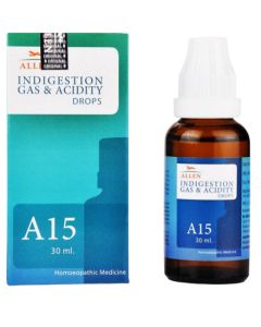 Allen Homeopathy A15 Indigestion Gas & Acidity Drops