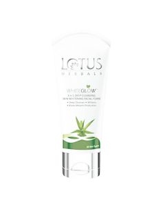 Lotus Herbals White Glow 3 in 1 Deep Cleansing Skin Whitening Facial Foam
