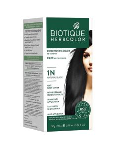 Biotique Bio Herbcolor 1N Natural Black Conditioning Color